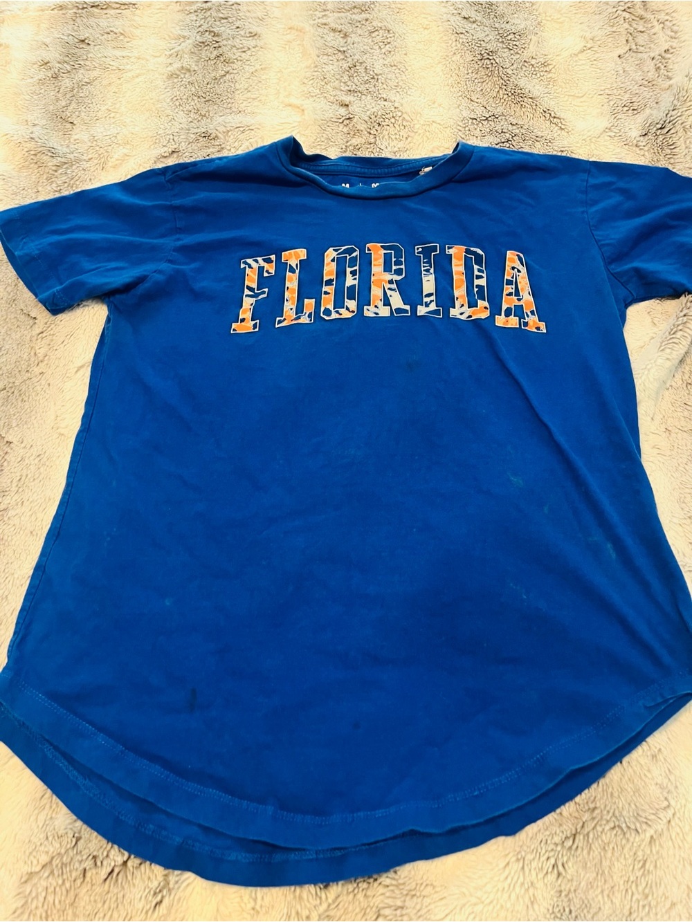 Source Unknown Royal Blue 'FLORIDA' Graphic Short Sleeve Tee